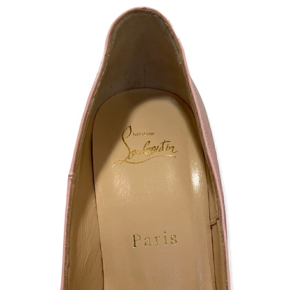 Christian Louboutin Baby Pink Patent Leather So Kate 120 Pumps | Size: 38.5 | - Picture 15 of 15